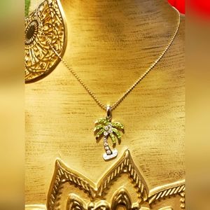 Silver & Crystal necklace